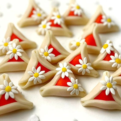 Purim cookies, hamantaschen.  Peace Love Light Shop