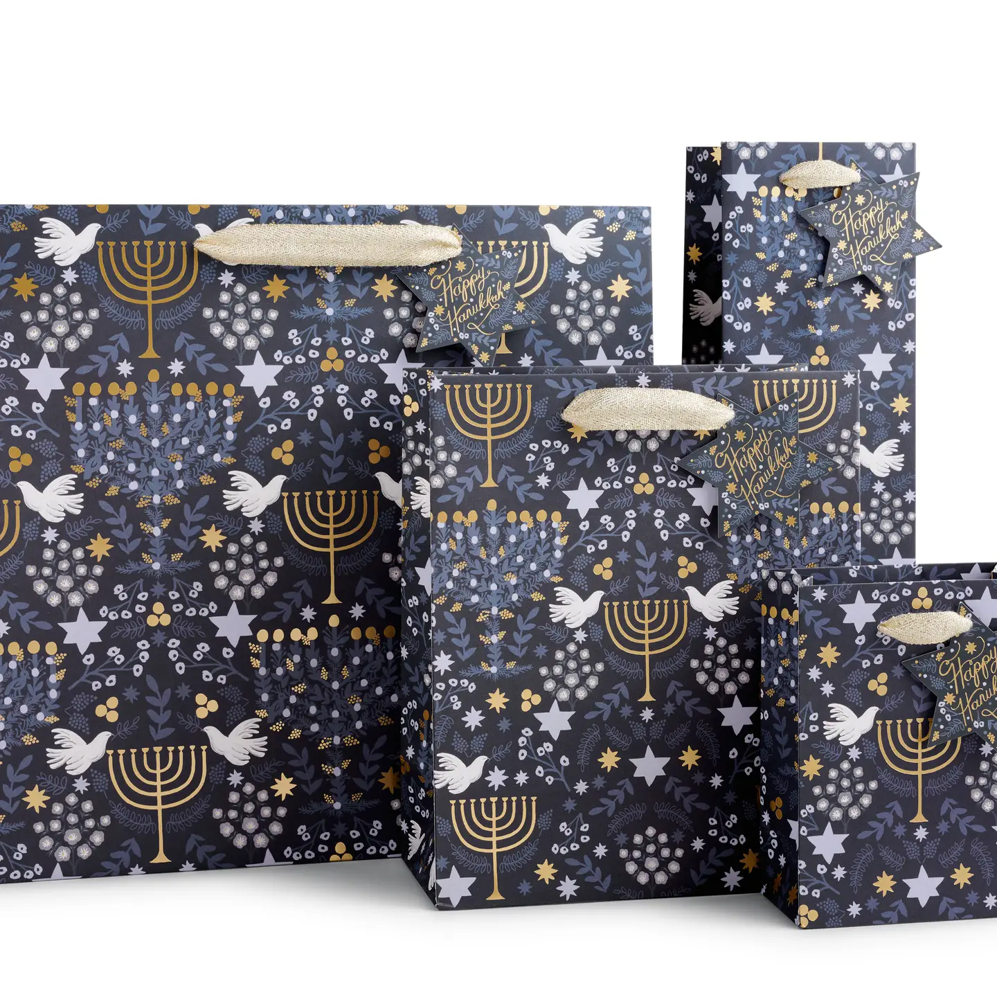 Hanukkah Gift Wrap- Peace Love Light Shop