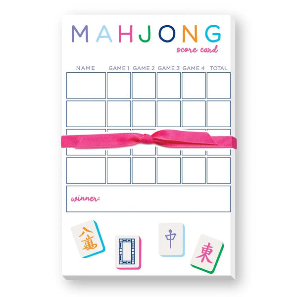 Mah Jong note pad- Peace Love Light Shop