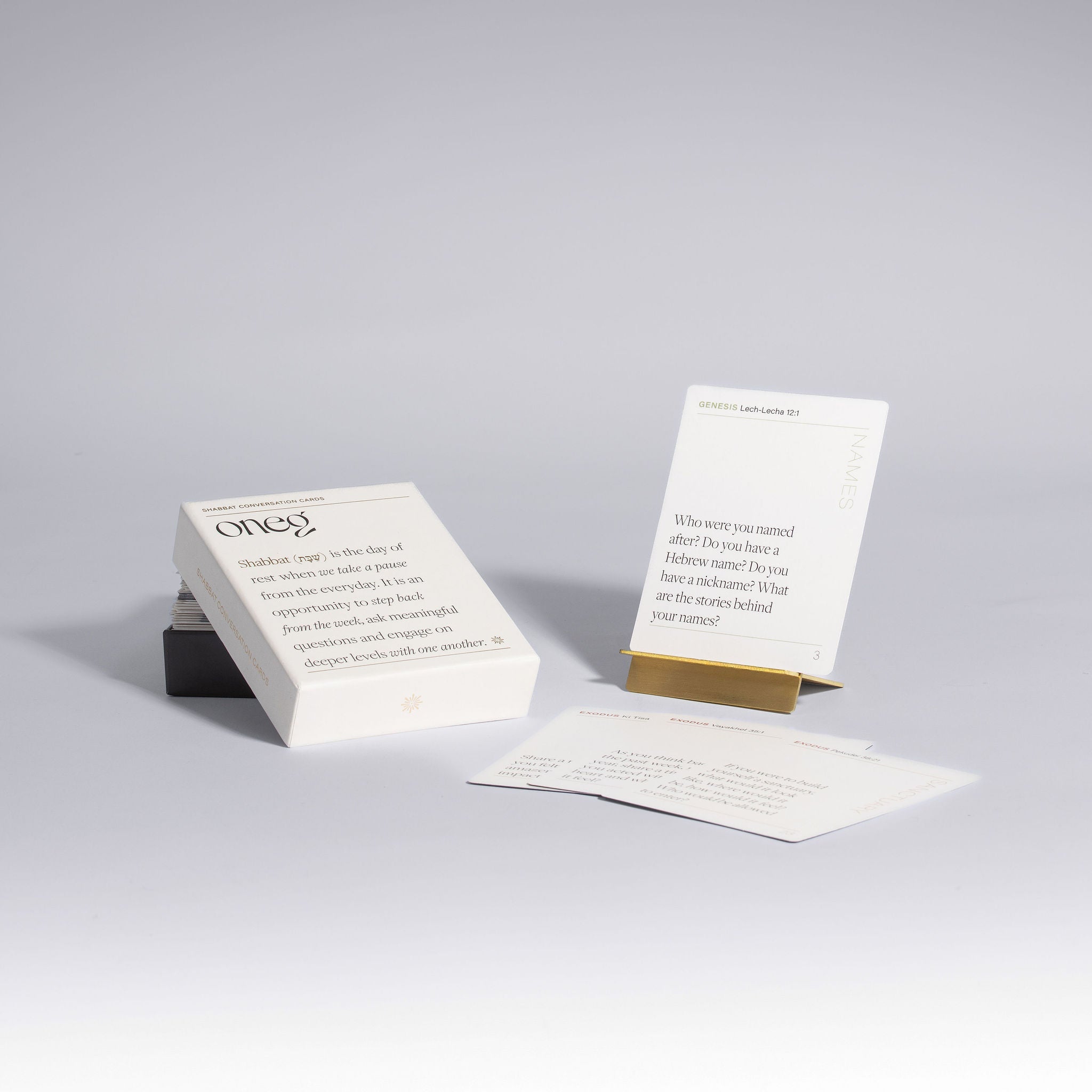 Shabbat Conversation Set- Peace Love Light Shop