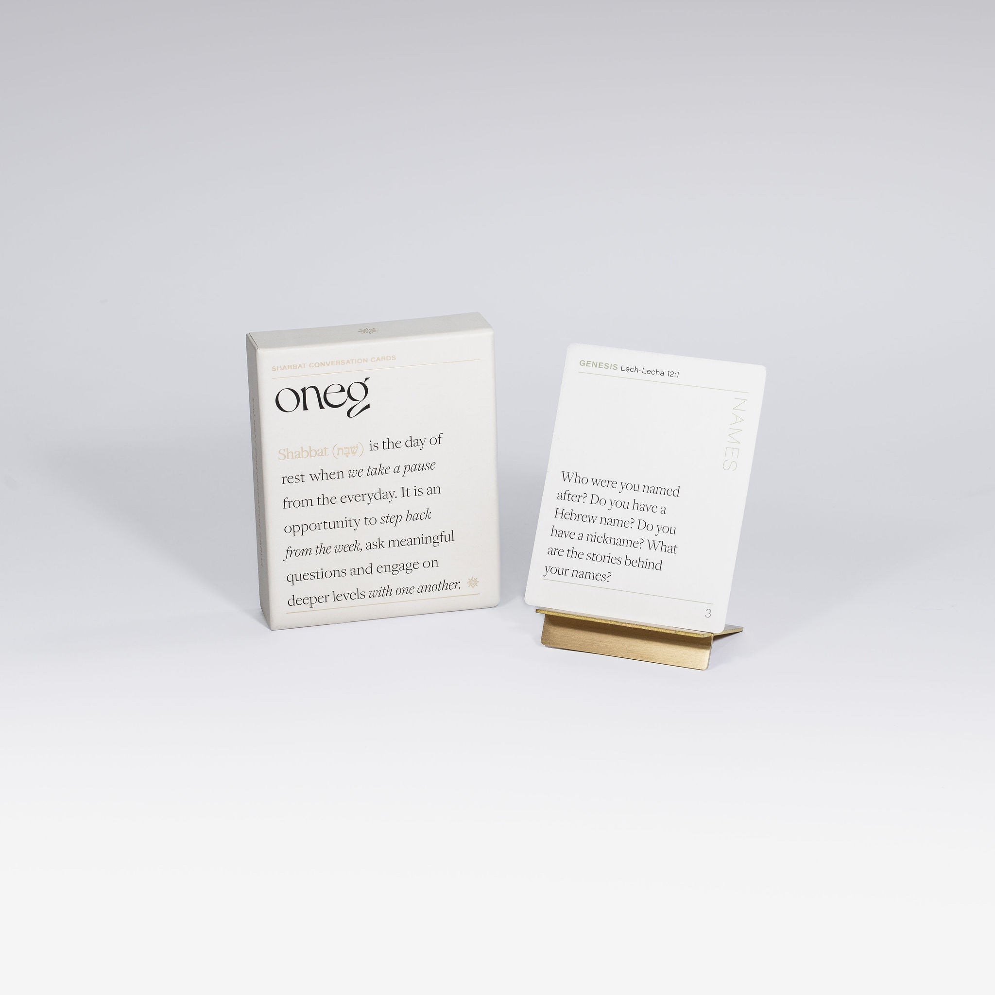 Shabbat Conversation Set- Peace Love Light Shop