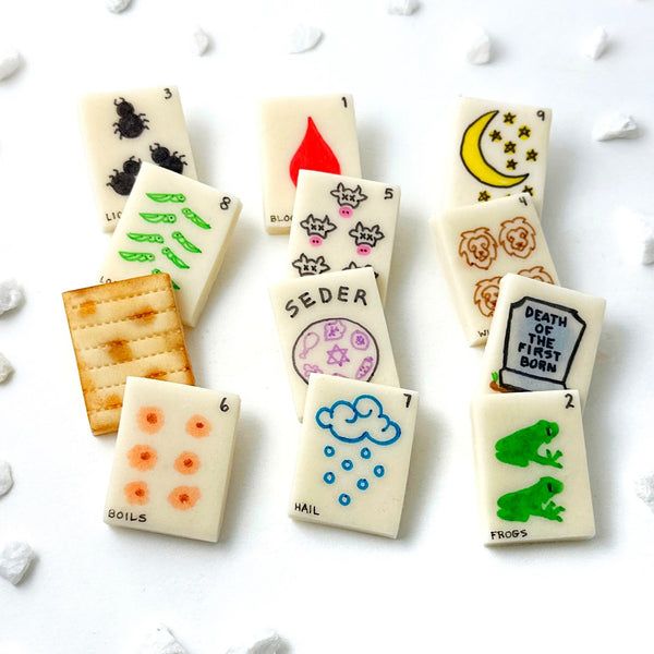 Marzipan Passover Mah Jong Tiles, Gift- Peace Love Light Shop