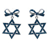 Hanukkah earrings, star of David- Peace Love Light Shop