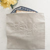 Matzah Cover, Natural Linen, Peace Love Light Shop
