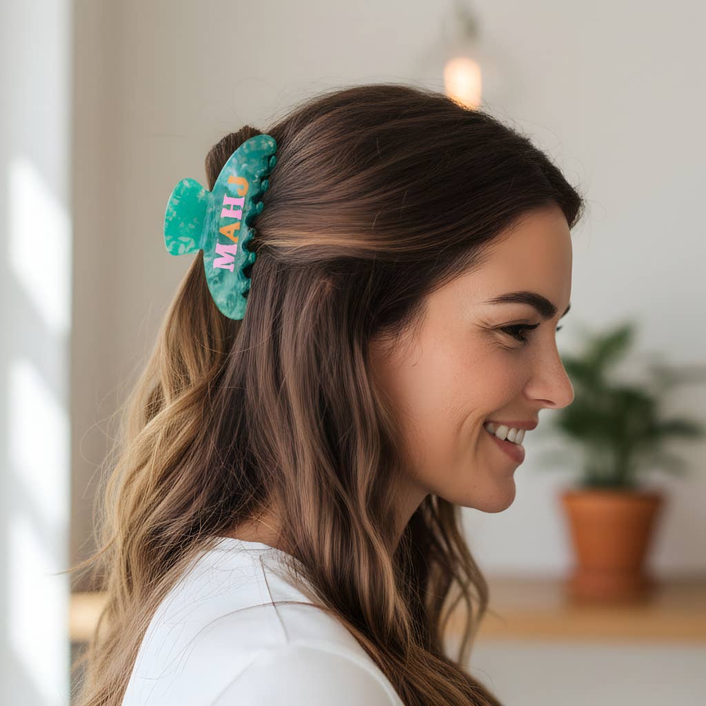 Mah Jong Hair Clip- Peace Love Light Shop