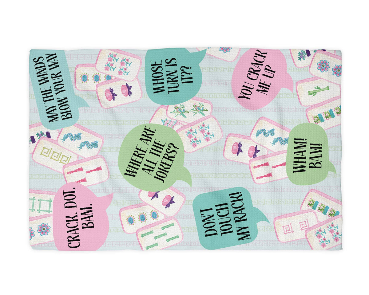 Mah Jong Tea Towel- Peace Love Light Shop