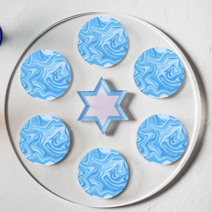 Modern Seder Plate- Peace Love Light Shop