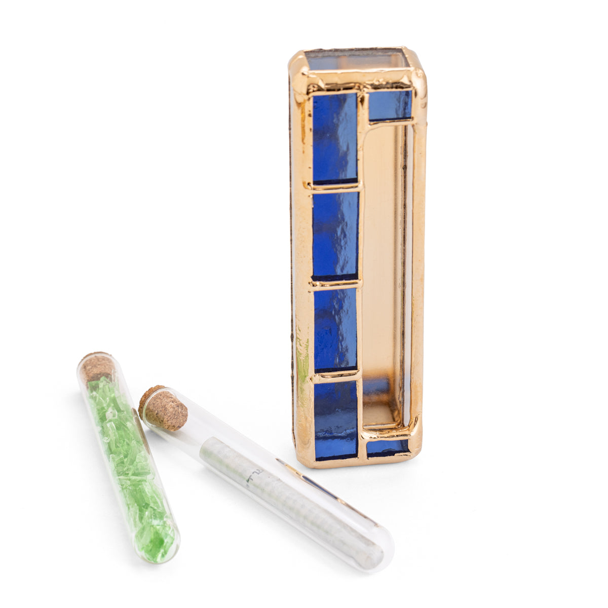 Wedding Glass Keepsake Mezuzah, Israel Museum Collection