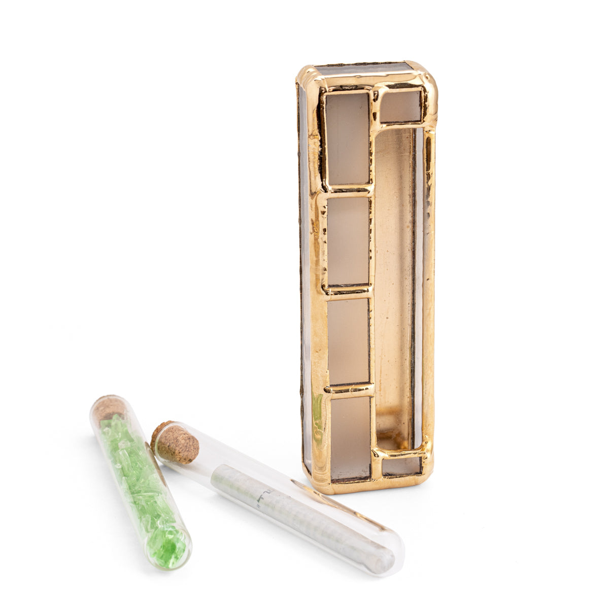 Wedding Glass Keepsake Mezuzah, Israel Museum Collection