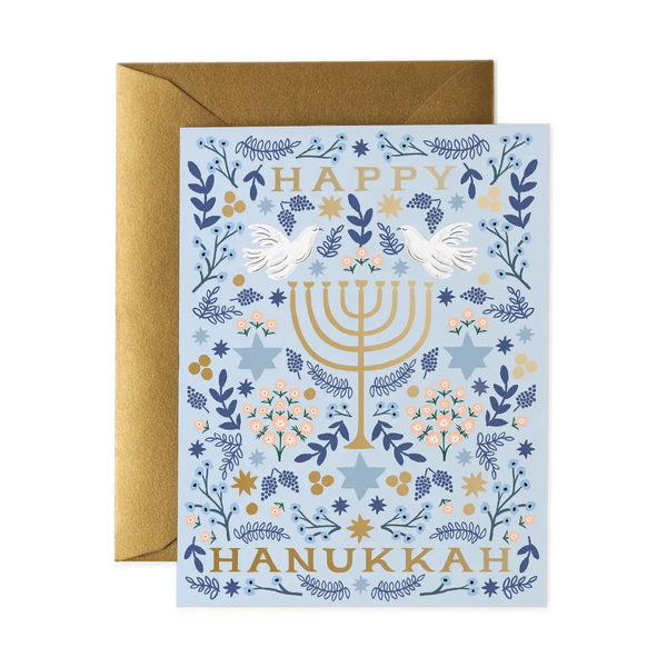 Rifle Paper Boxed Hanukkah Cards- Peace Love Light Shop