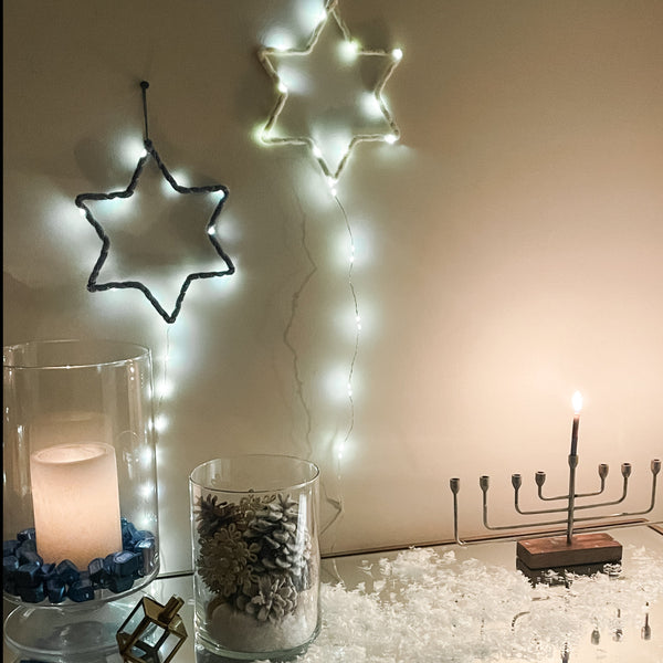 Hanukkah decor- Peace Love Light Shop