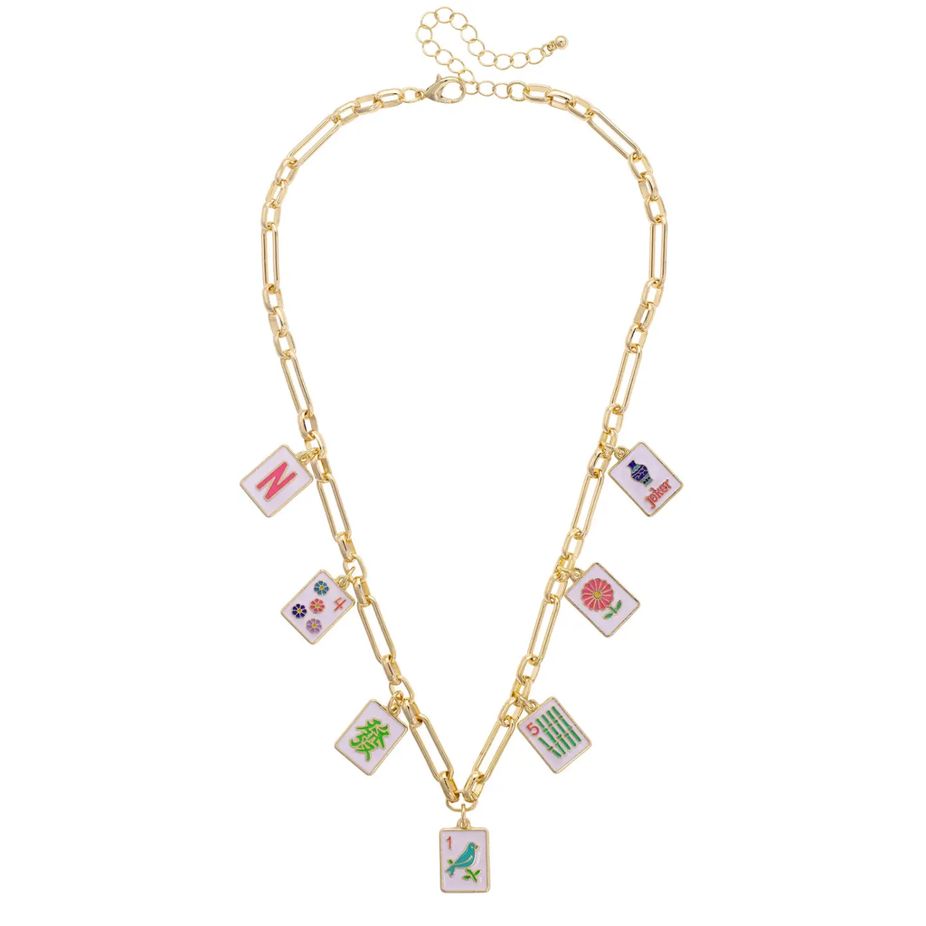 Mah Jong Charm Necklace - Peace Love Light Shop