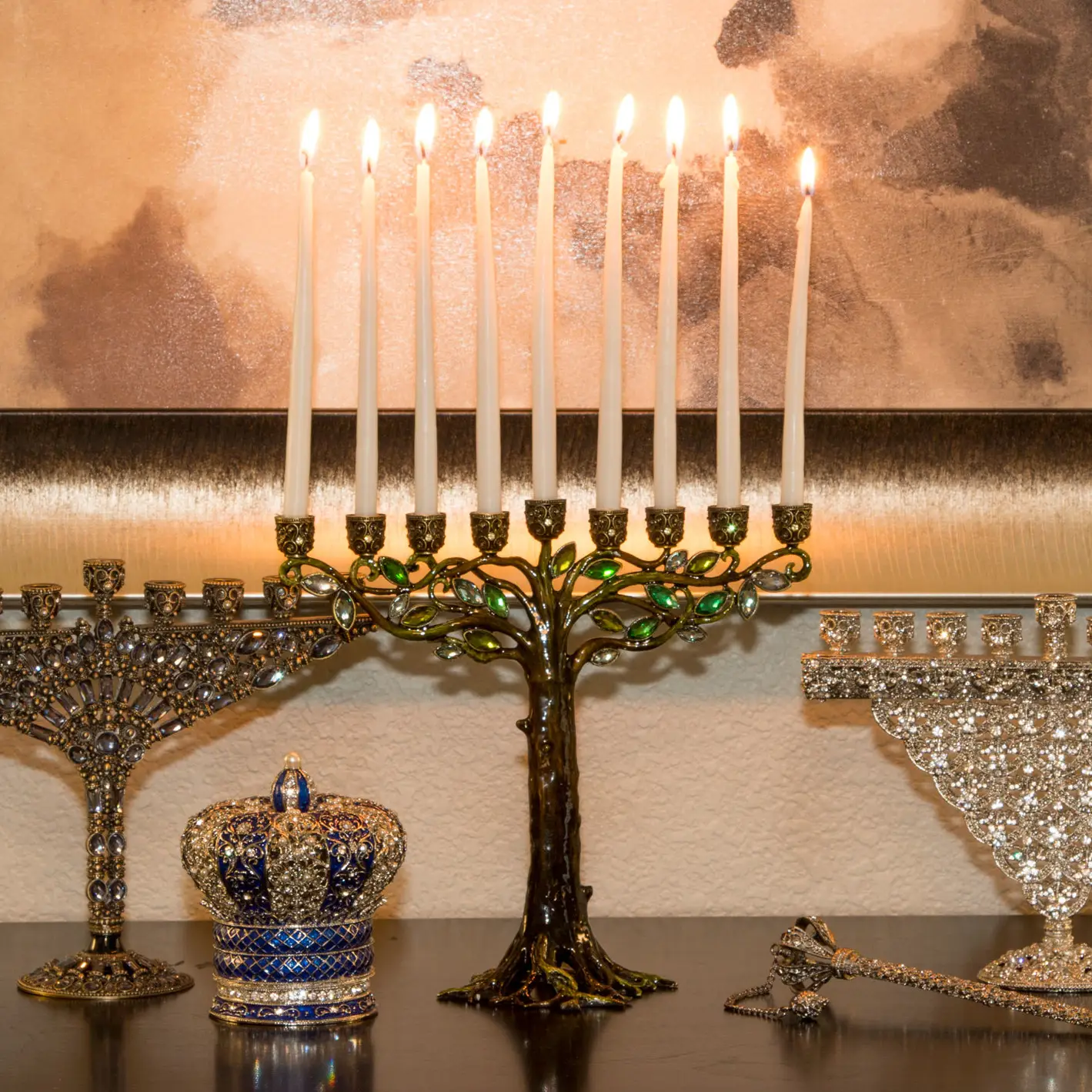 Tree of Life Menorah - Olivia Riegel - Peace Love Light Shop