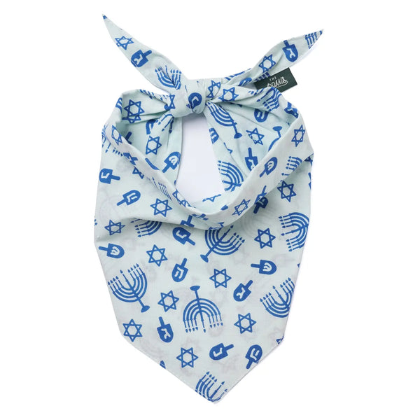 Hanukkah dog bandana- Peace Love Light Shop