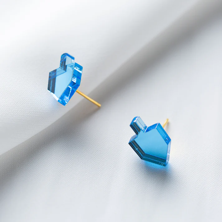 Ariel Tidhar dreidel stud earrings- Peace Love Light Shop