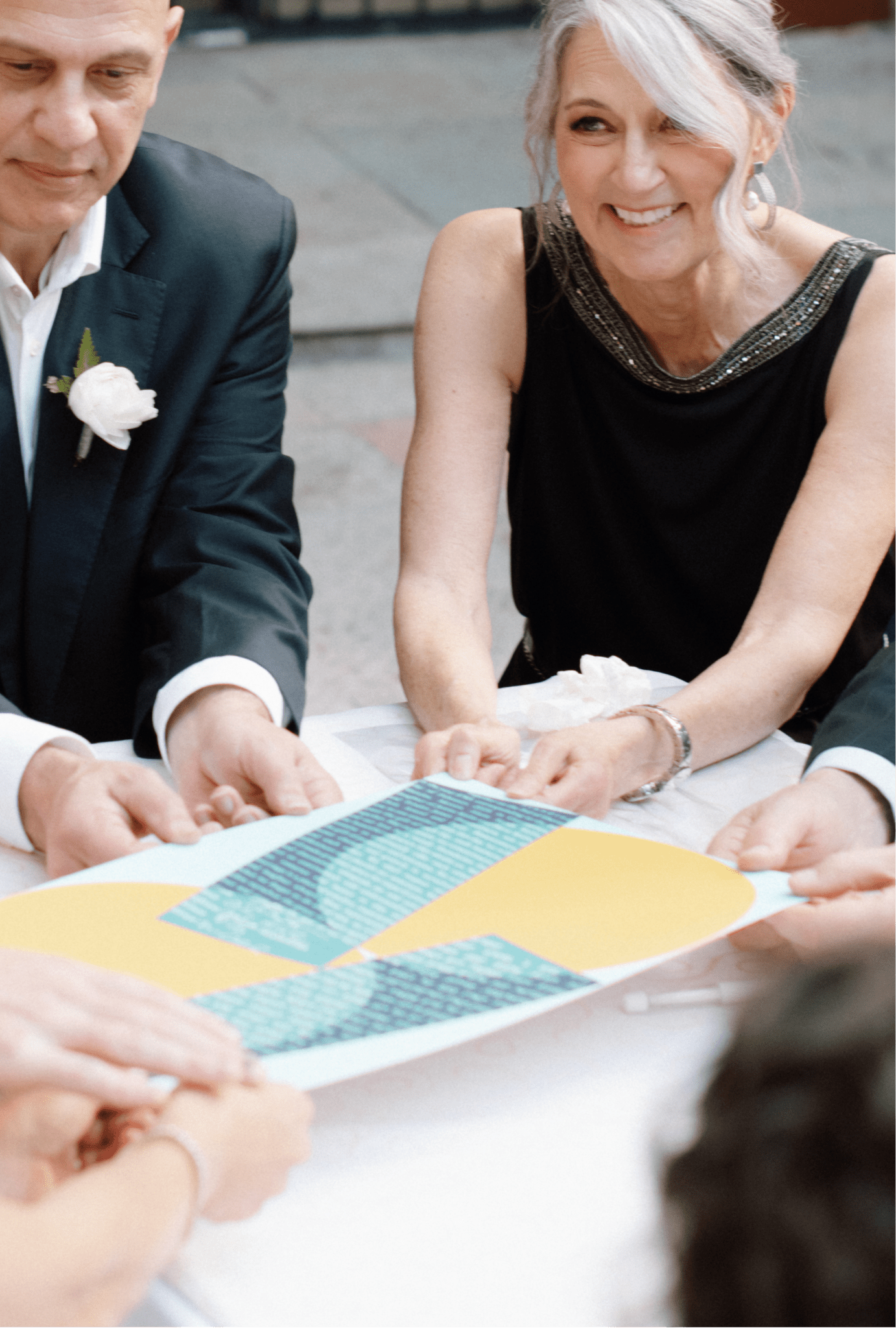 Modern Ketubah- Peace Love Light Shop