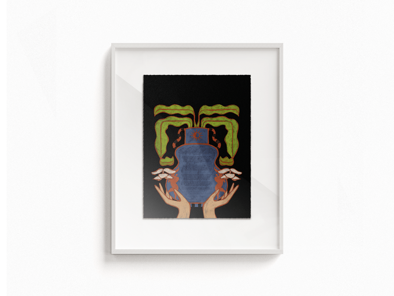 Modern Ketubah- Peace Love Light Shop
