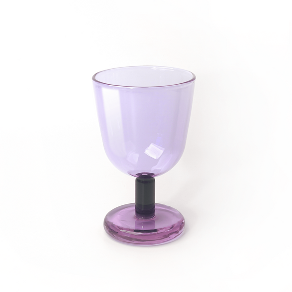 Modern Glass Kiddush Cup- Peace Love Light Shop