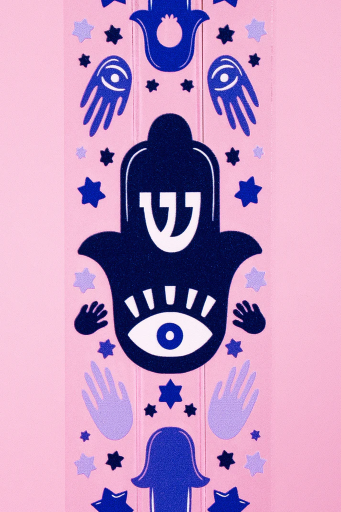 Ariel Tidhar modern acrylic mezuzah- Peace Love Light Shop