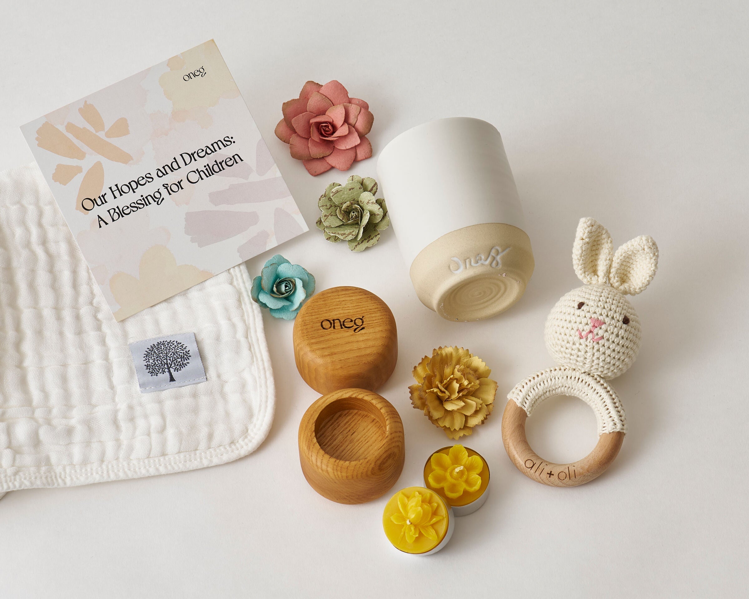 Jewish baby gift set- Peace Love Light Shop