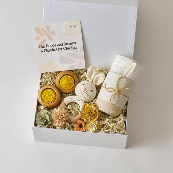 Jewish baby gift set- Peace Love Light Shop