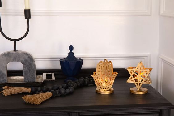 Yael Tealight Holder, Jewish Holiday Decorations