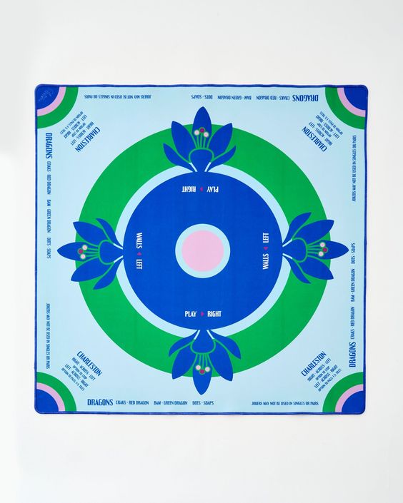 Mah Jong Mat, Preppy- Peace Love Light Shop