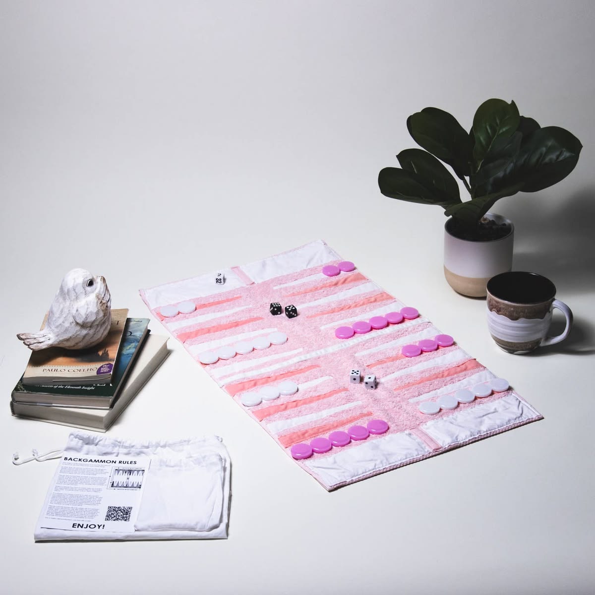 Travel backgammon set- Peace Love Light Shop
