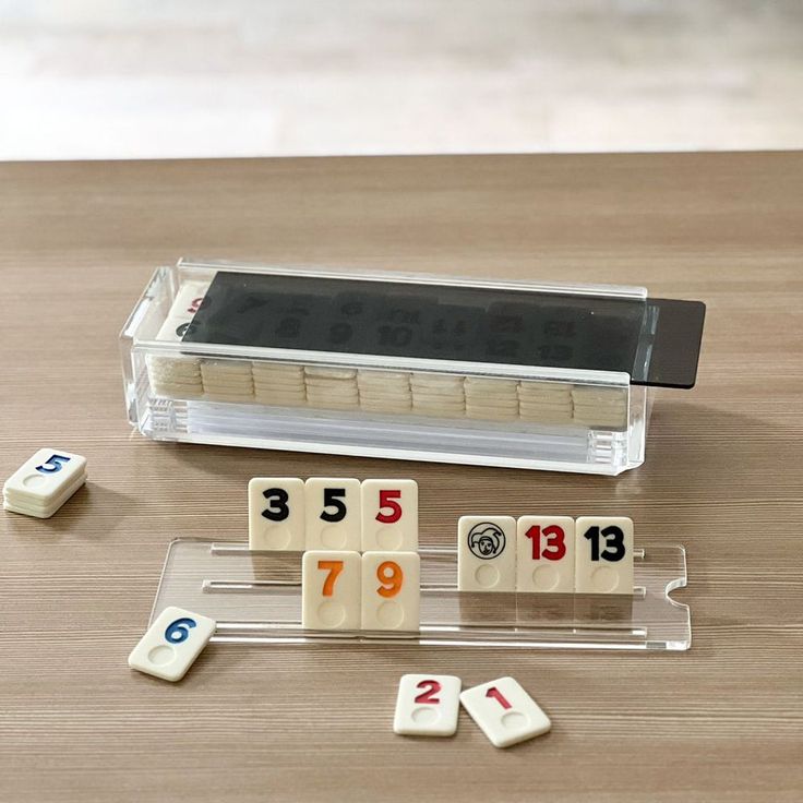 Lucite Rummy Game - Peace Love Light Shop