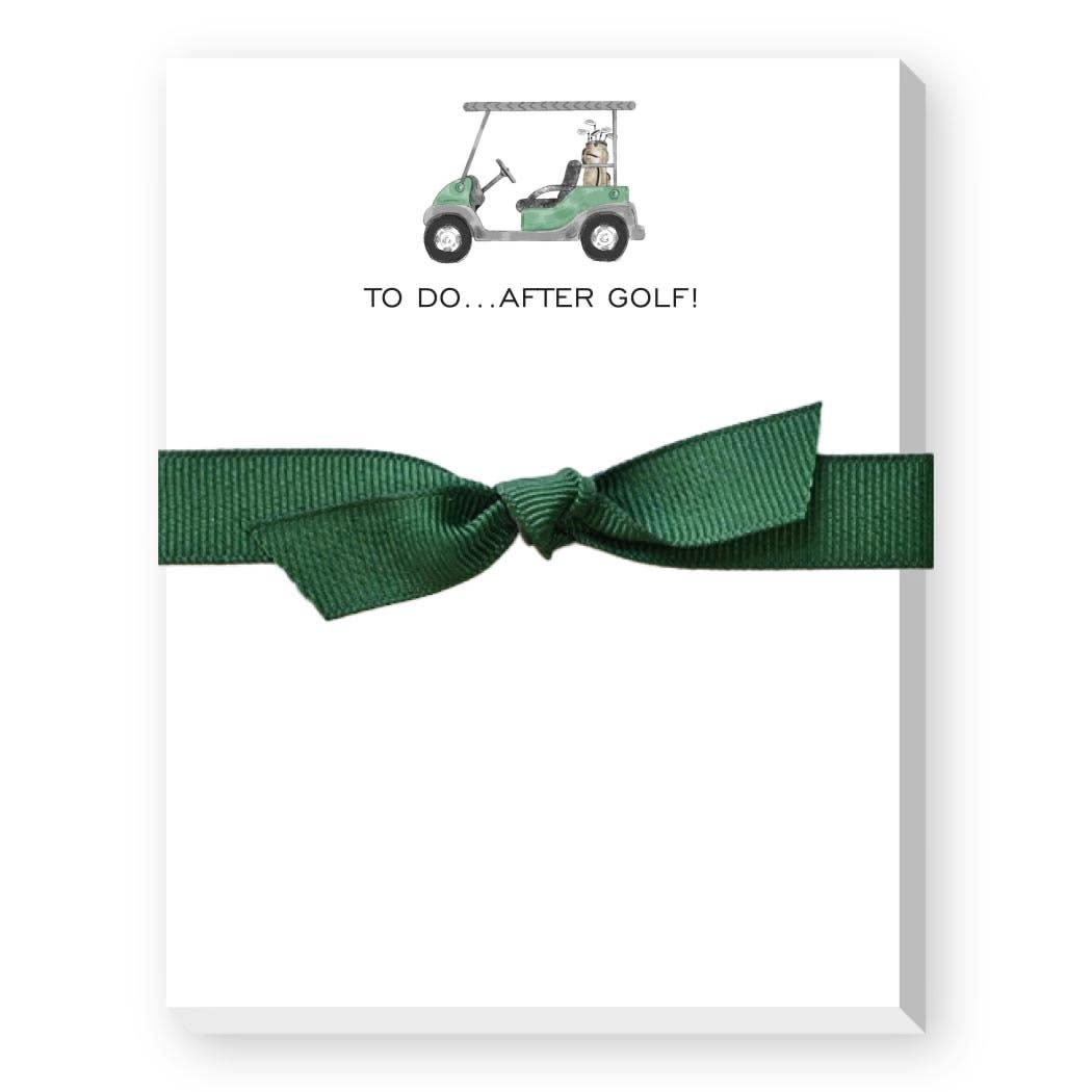 Notepad- To Do After Golf