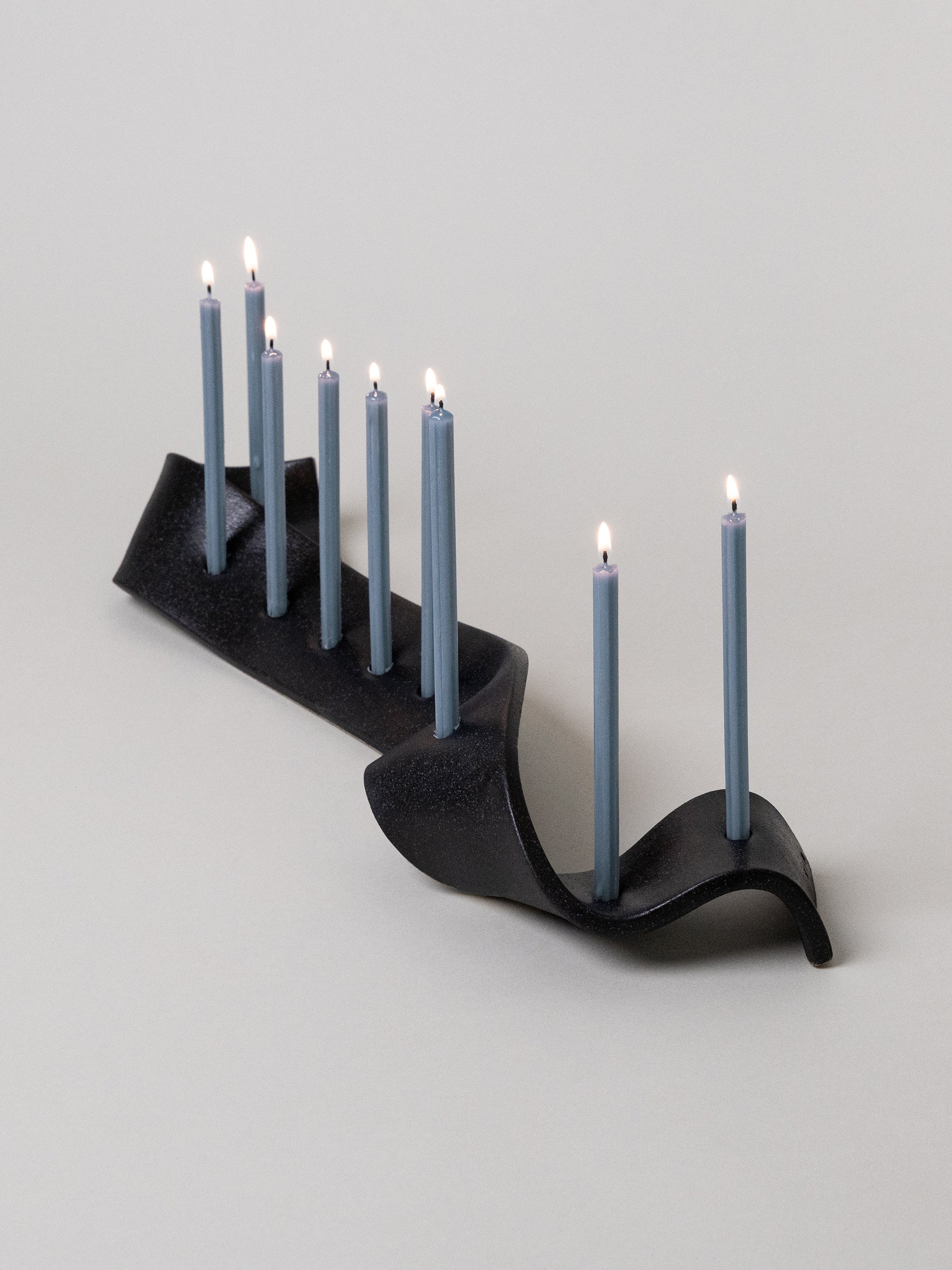 Modern Swey Menorah- Peace Love Light Shop