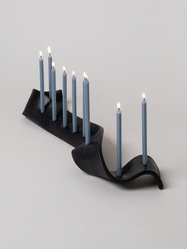 Modern Swey Menorah- Peace Love Light Shop