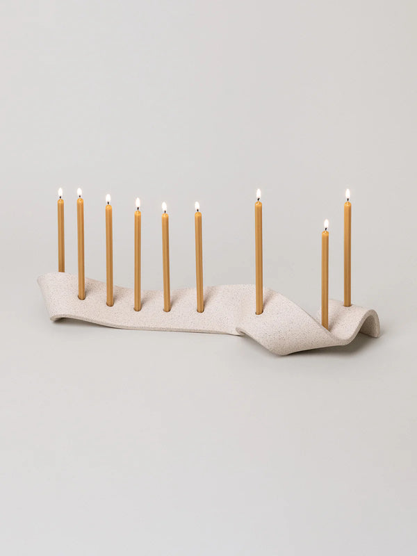 Modern Swey Menorah- Peace Love Light Shop