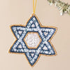 Star of David Beaded Ornament- Peace Love Light Shop