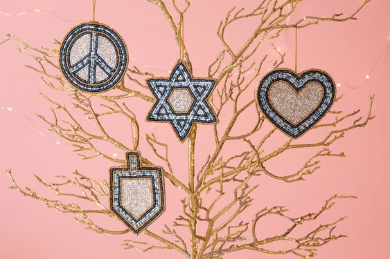 Hanukkah Beaded Ornaments- Peace Love Light Shop