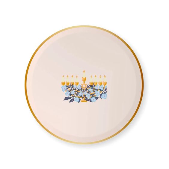 Hanukkah Paper Plates, Light Collection- Peace Love Light Shop