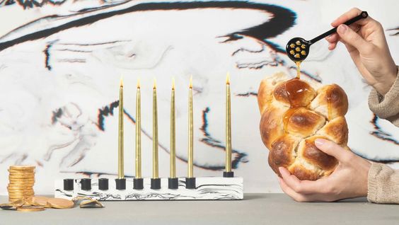 Modern Menorah- Peace Love Light Shop