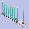 Modern Menorah- Peace Love Light Shop