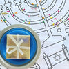 Hanukkah color your own tablecloth- Peace Love Light Shop