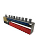 Mondrian Inspired Menorah- Peace Love Light Shop