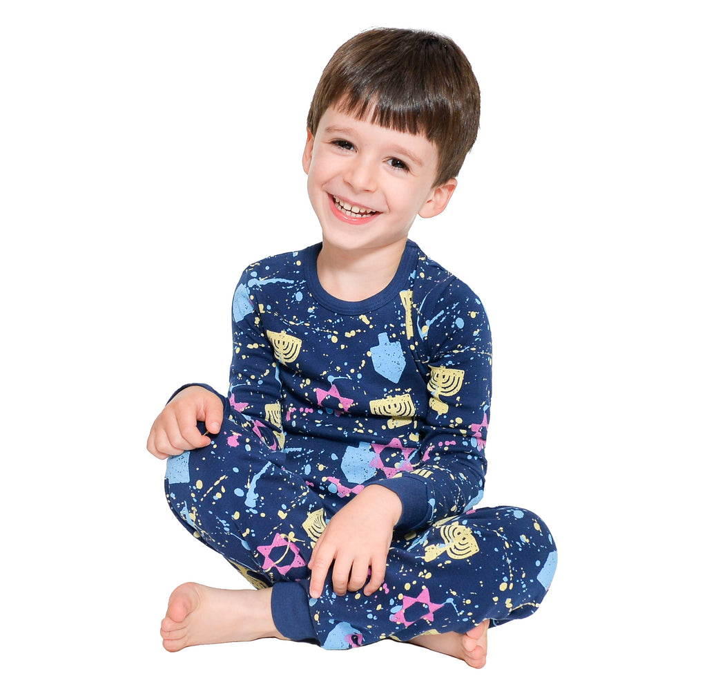 Hanukkah Pajamas, Child and Adult- Peace Love Light Shop