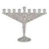Isadora Menorah, Silver- Peace Love Light Shop