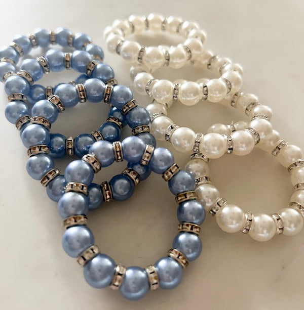 Hanukkah Pearl Napkin Rings- Peace Love Light Shop