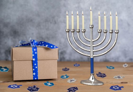 Hanukkah Natural Beeswax Candles- Peace Love Light Shop