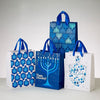 Hanukkah Gift bags, set of 4- Peace Love Light Shop