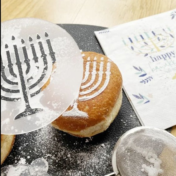 Hanukkah Baking Stencil - Peace Love Light Shop