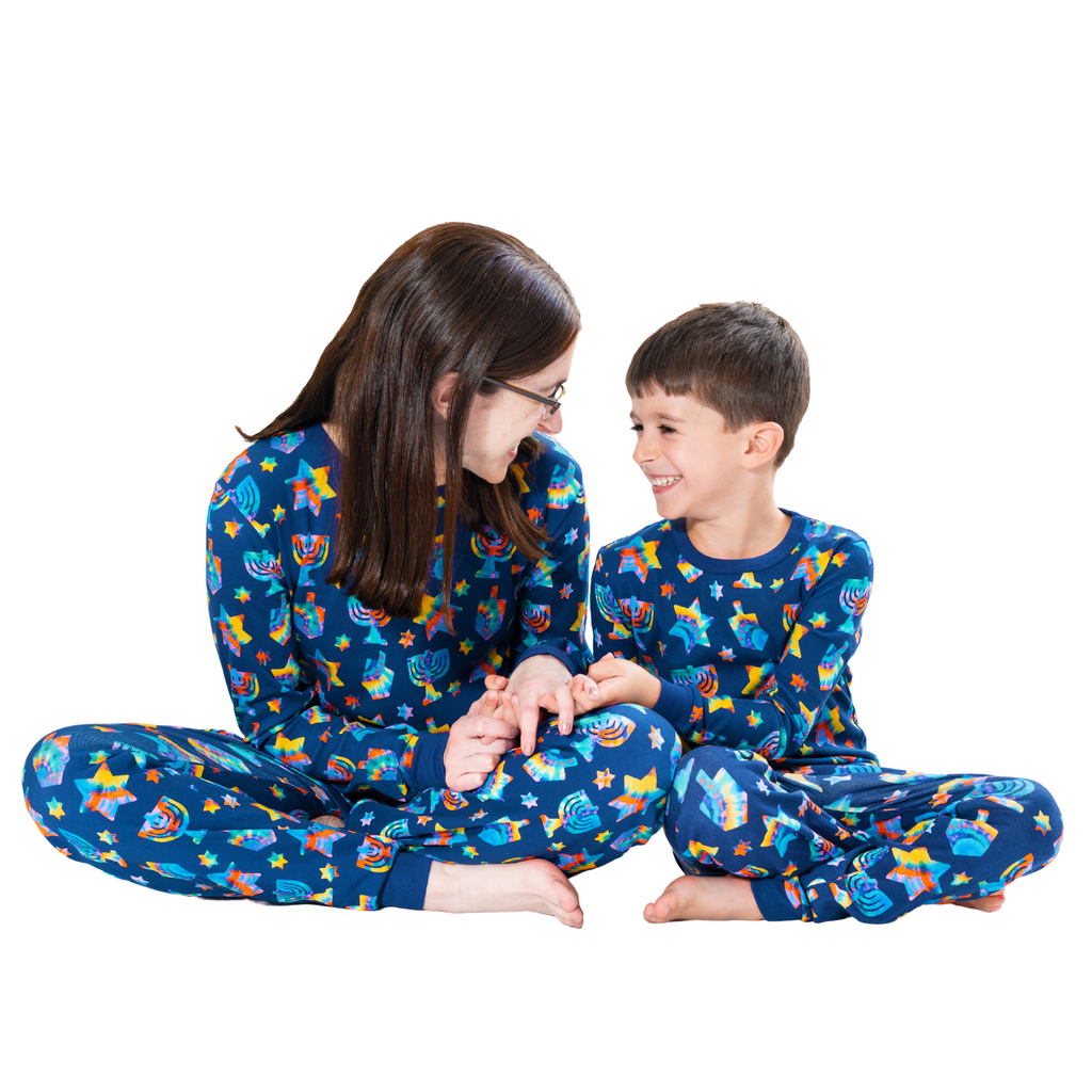 Hanukkah Pajamas, Kid & Adult - Peace Love Light Shop