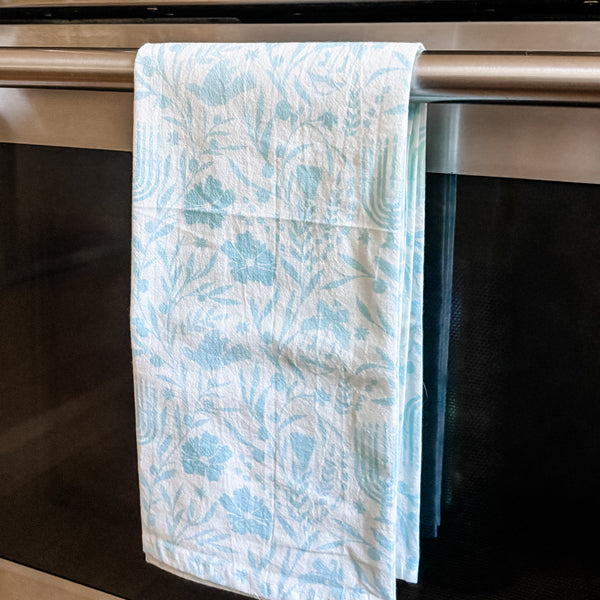 Hanukkah Gift, Tea Towel - Peace Love Light Shop