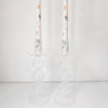 Shabbat Glass Candle Holders- Peace Love Light Shop