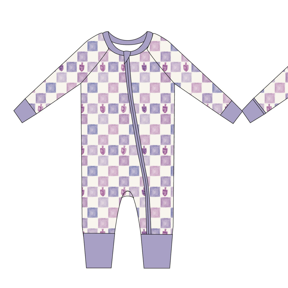 Hanukkah Baby Pajamas- Peace Love Light Shop